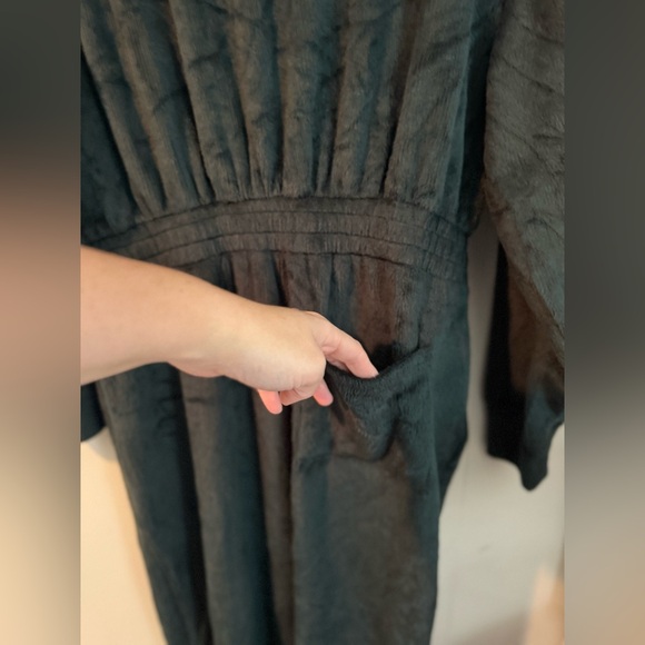 Fabletics Cozy Cord Zip Jumpsuit Green NWT, Size XL - Picture 11 of 12